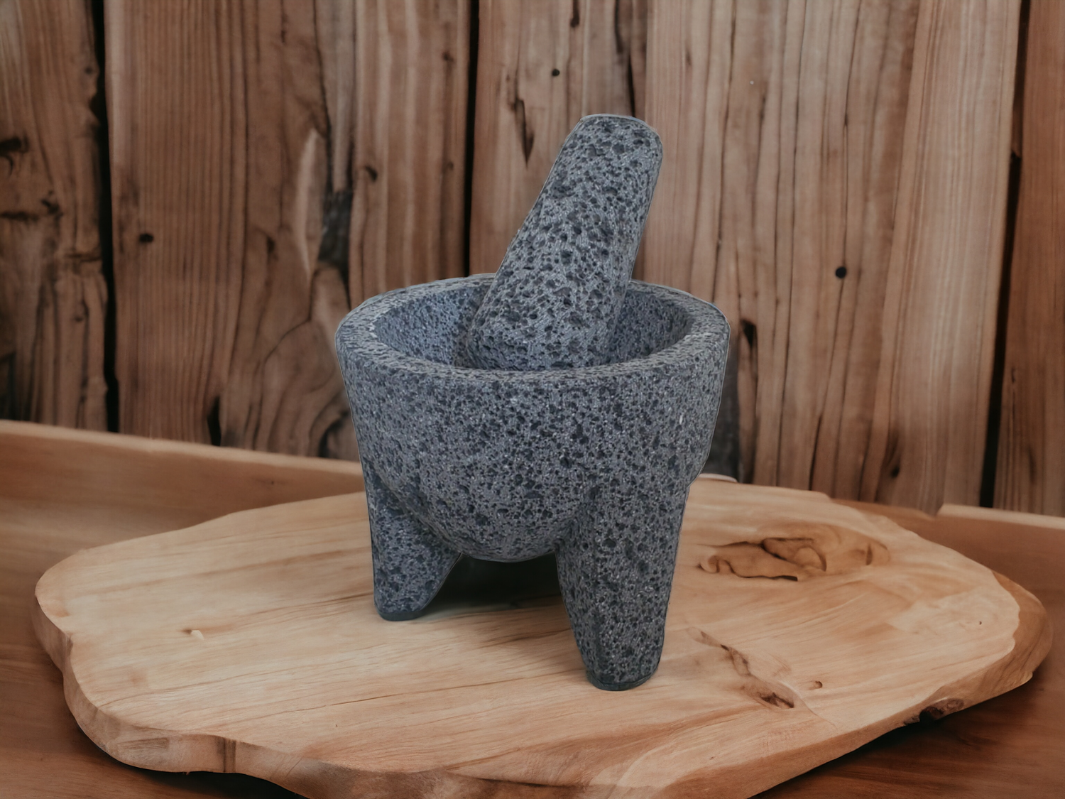 Mini Molcajete - Lava Stone - 4 Inch Molcajete 4 Inch Round