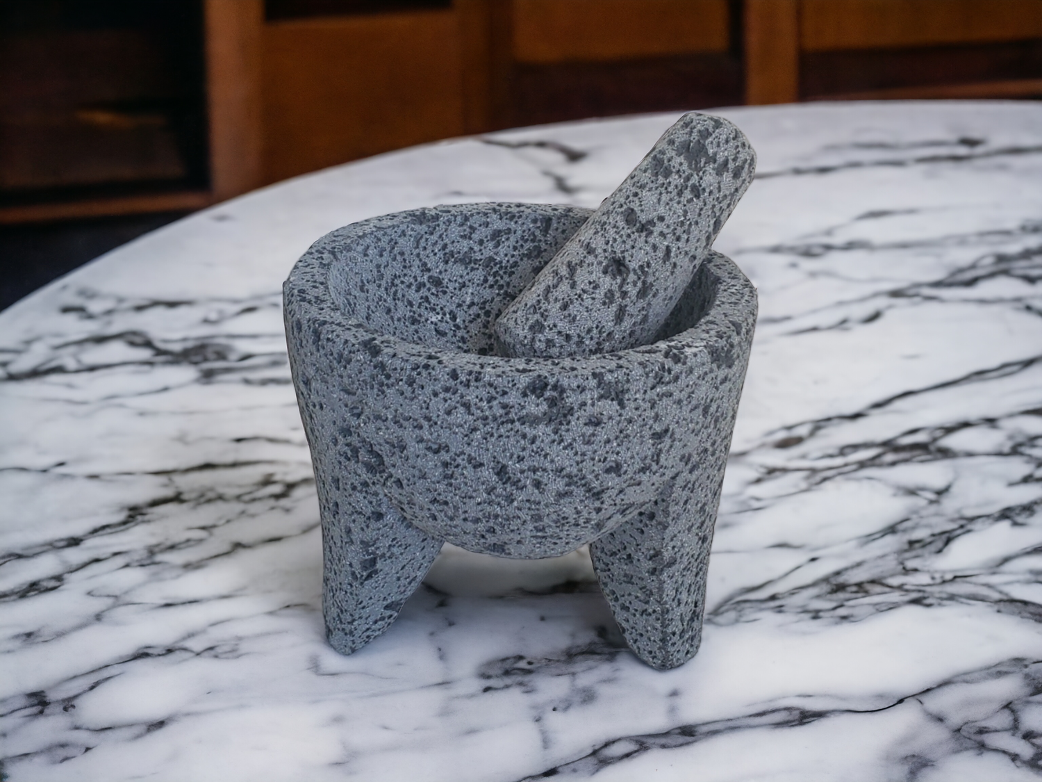 Middle Molcajete - Lava Stone - 5 Inch Molcajete 5 Inch Round