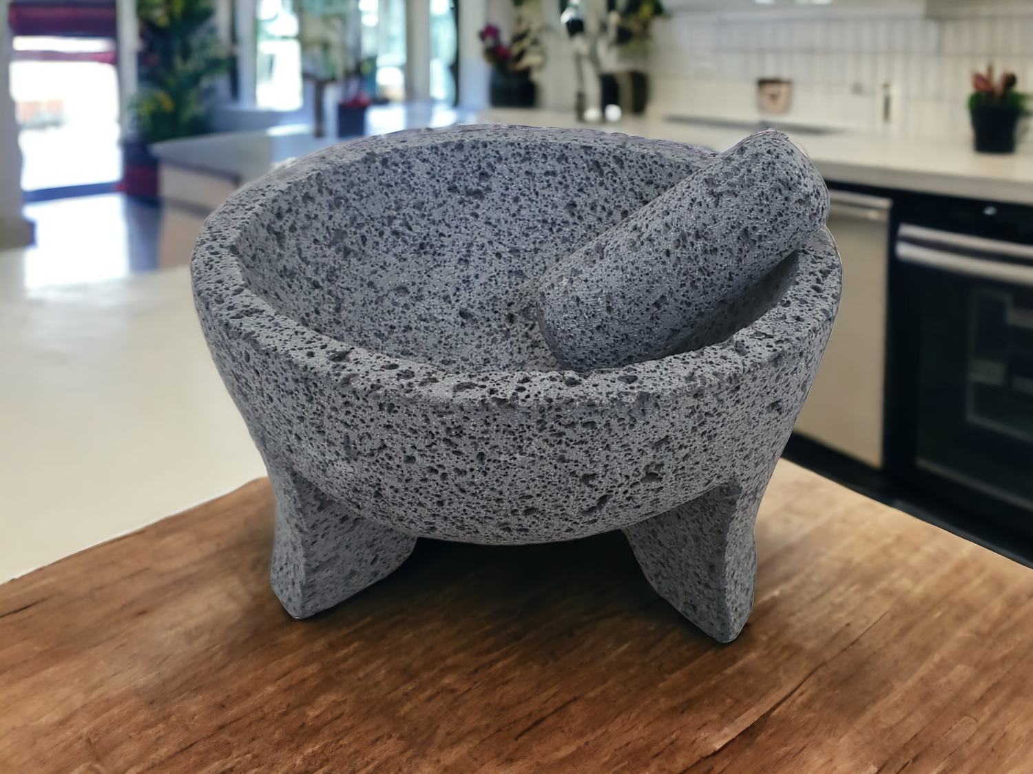 Round About Molcajete - Lava Stone - 10 Inch Molcajete 10 Inch Round